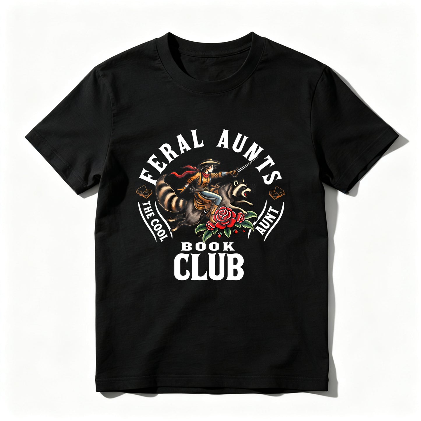 Wardrobecart Feral Aunts Book Club The Cool Aunt Unisex Classic T-shirt