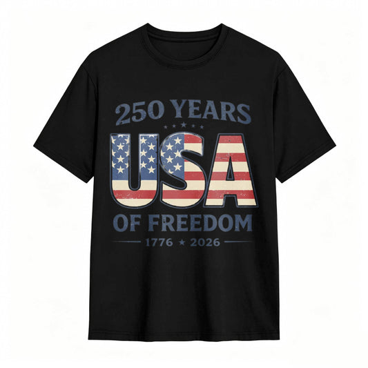 250 Years Usa Of Freedom 1776 2026 T-shirt