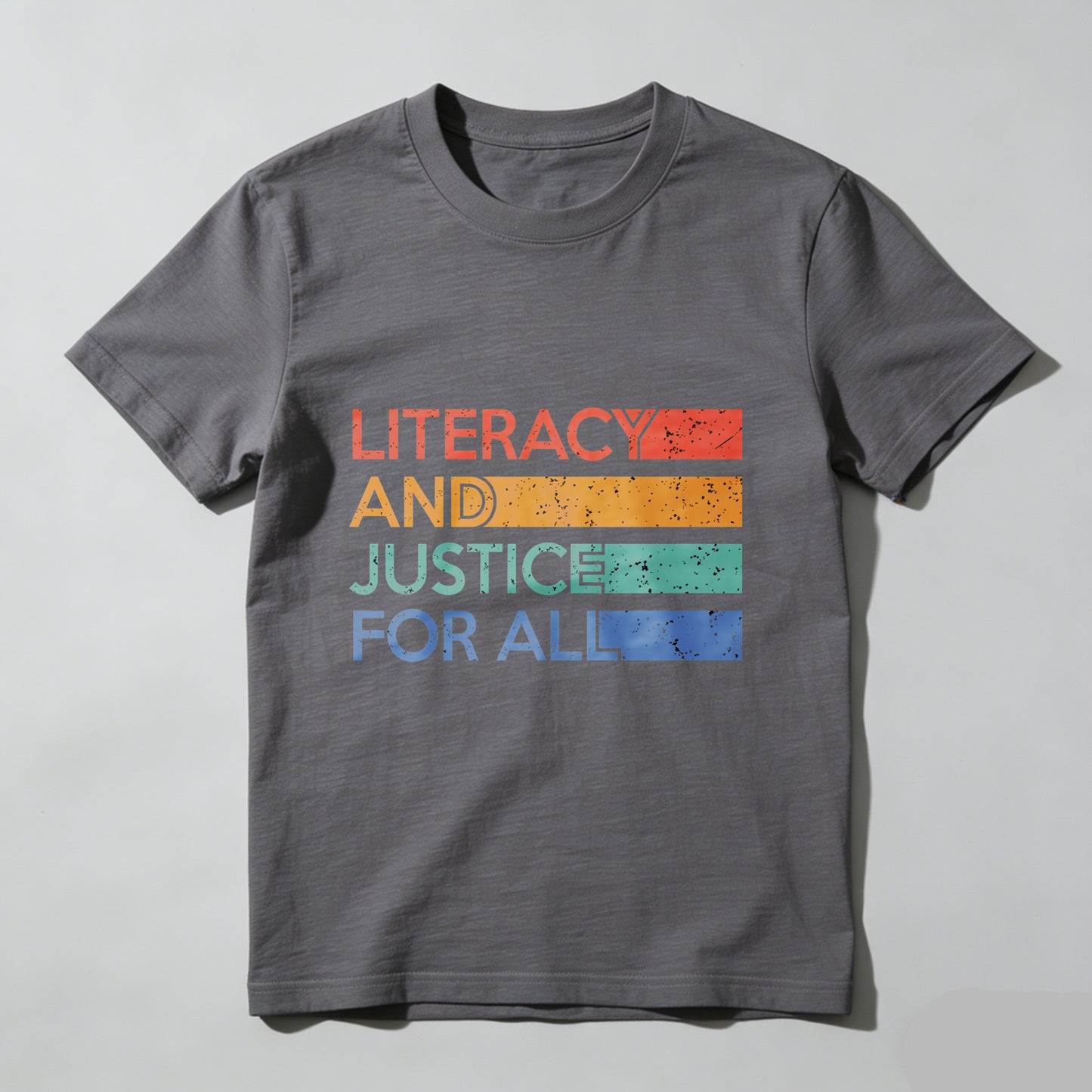 Wardrobecart Literacy And Justice For All Unisex Classic T-shirt