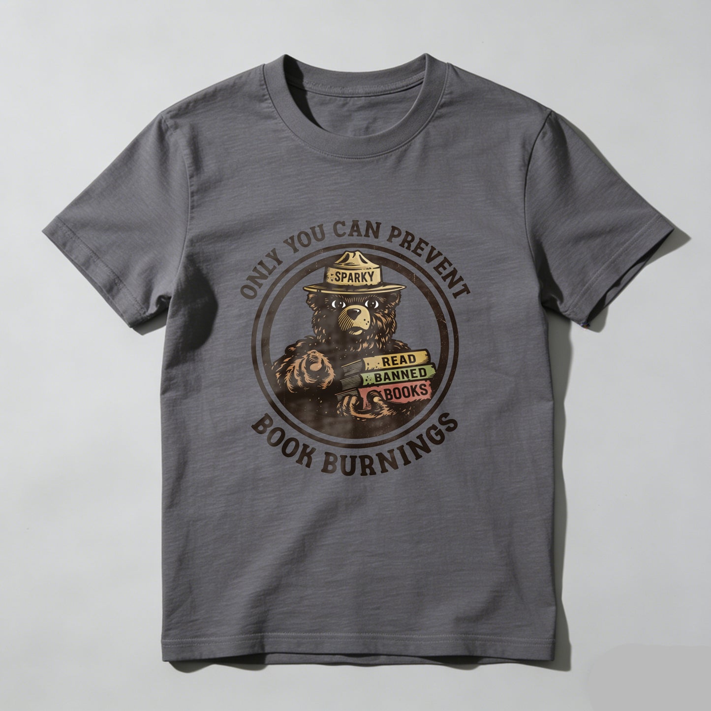 Wardrobecart Only You Can Prevent Book Burnings Unisex Classic T-shirt