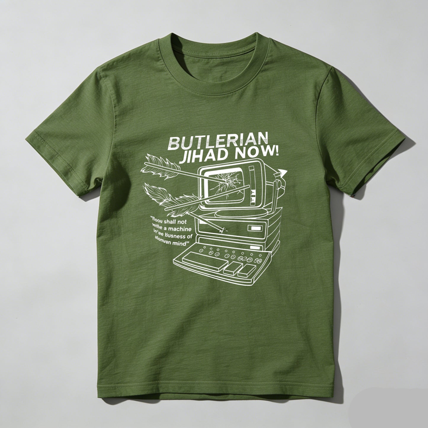 Wardrobecart Butlerian Jihad Now Machine Rebellion Unisex Classic T-shirt