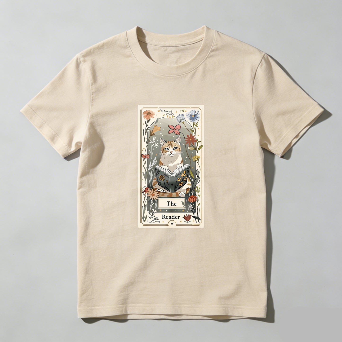 Wardrobecart The Reader Tarot Card Design Unisex Classic T-shirt