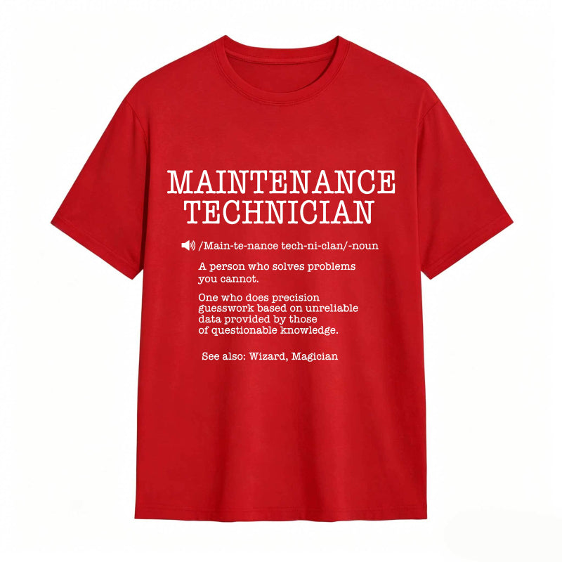 Maintenance Technician Repair Worker Handyman T-Shirt