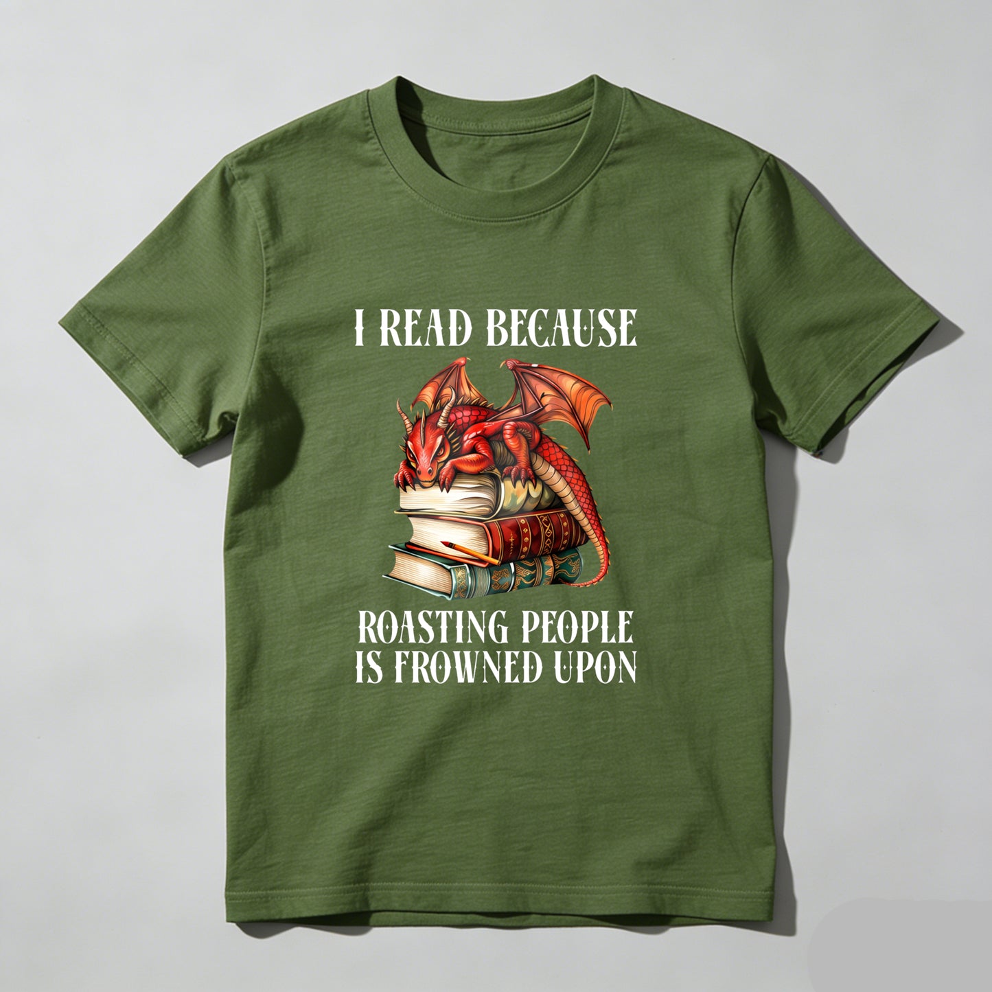 Wardrobecart I Read Because Roasting People Is Frowned Upon Unisex Classic T-shirt