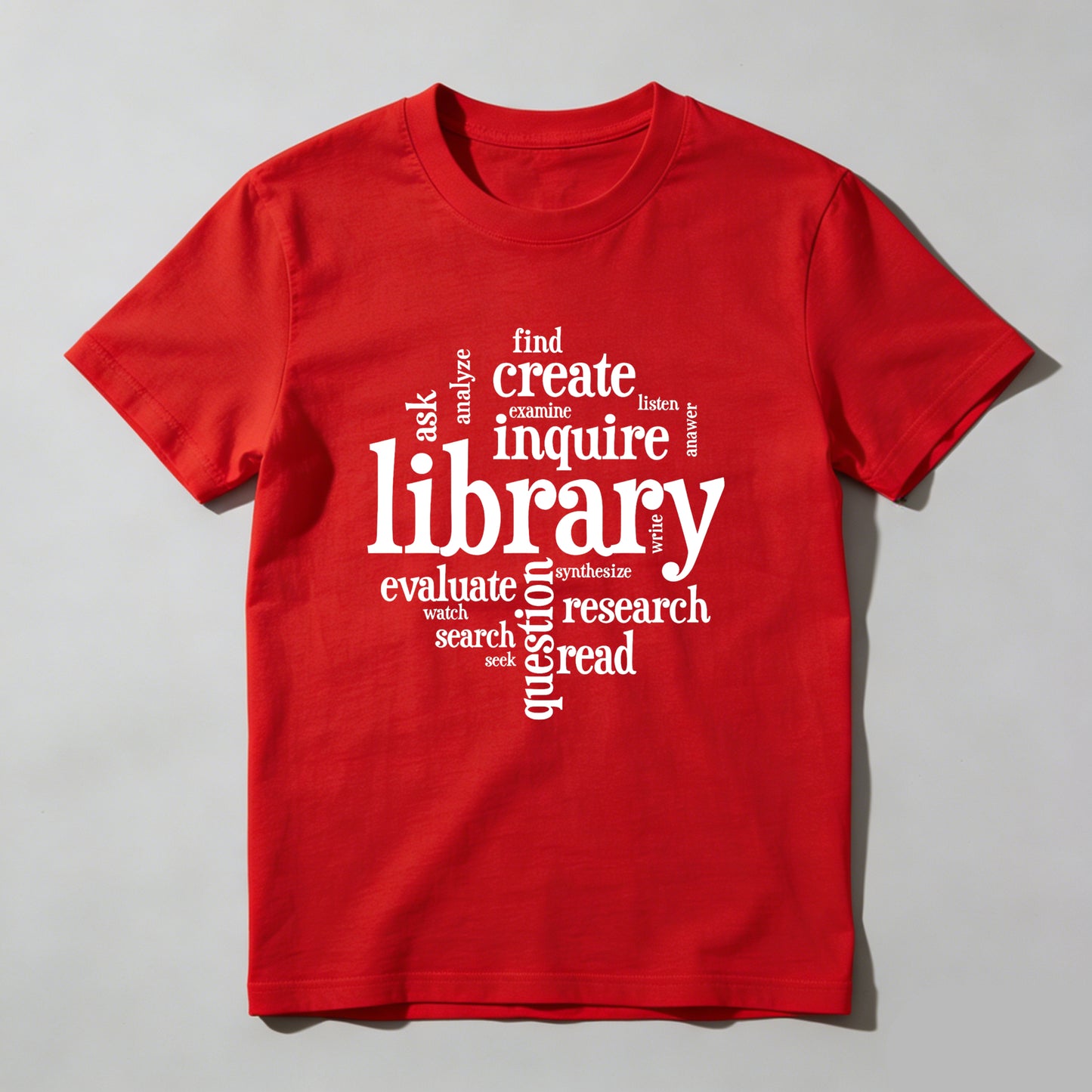 Wardrobecart Library Inquire Research Read Evaluate Create Find Ask Unisex Classic T-shirt