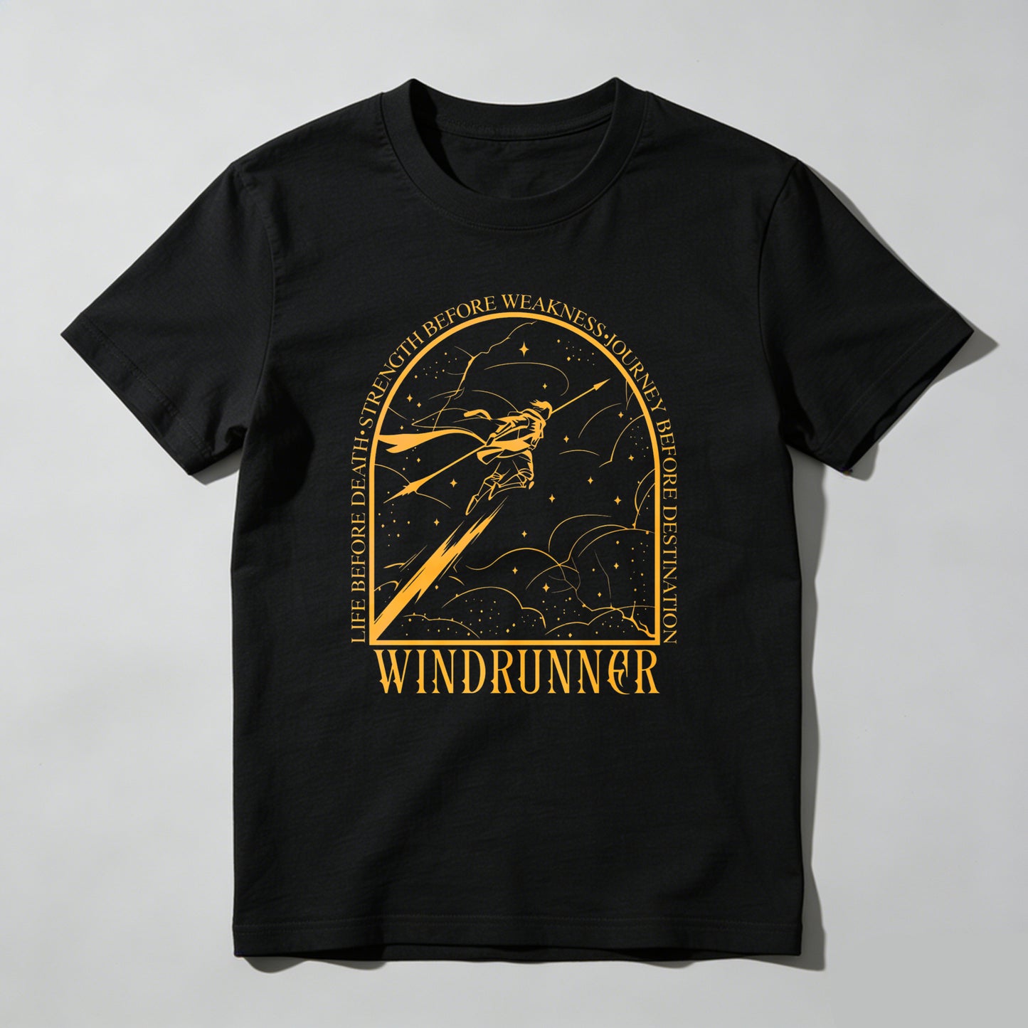 Wardrobecart Windrunner Before Death Strength Before Weakness Unisex Classic T-shirt