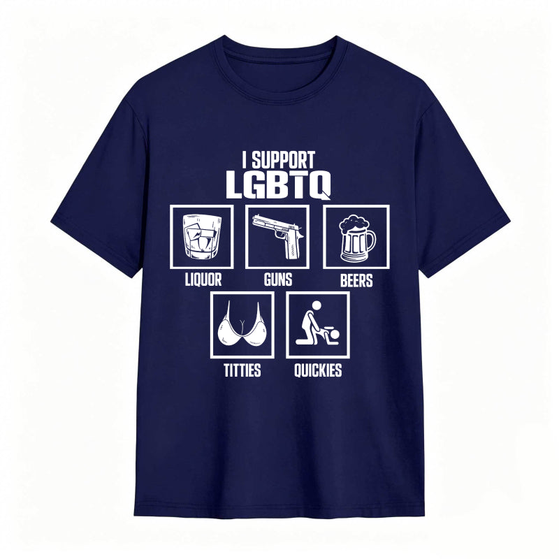 I Support LGBTQ Shirt Funny Meme Shirt