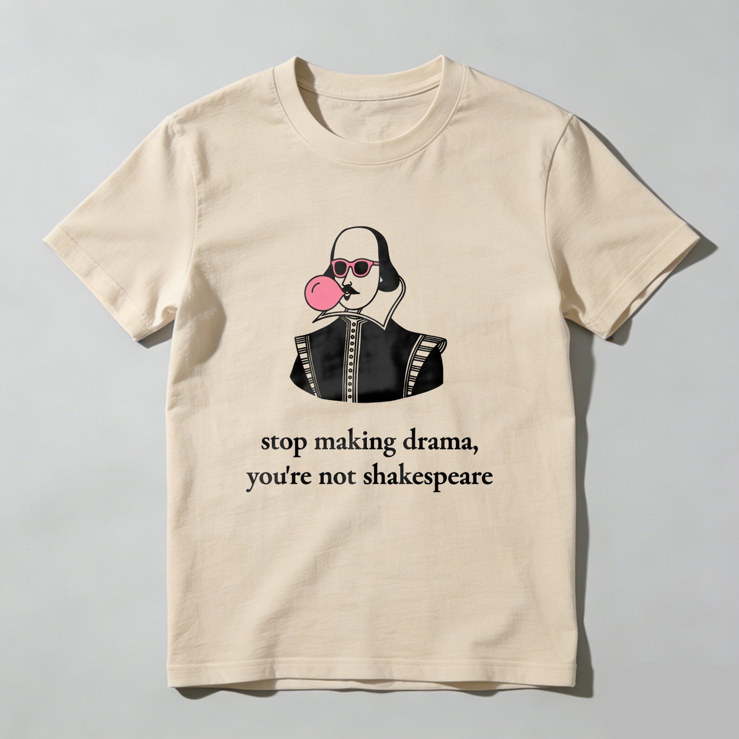 Wardrobecart Pink Bubblegum And Sunglasses Unisex Classic T-shirt