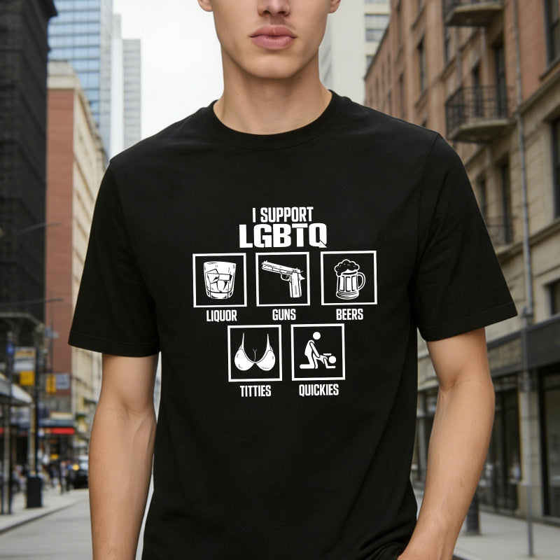 I Support LGBTQ Shirt Funny Meme Shirt