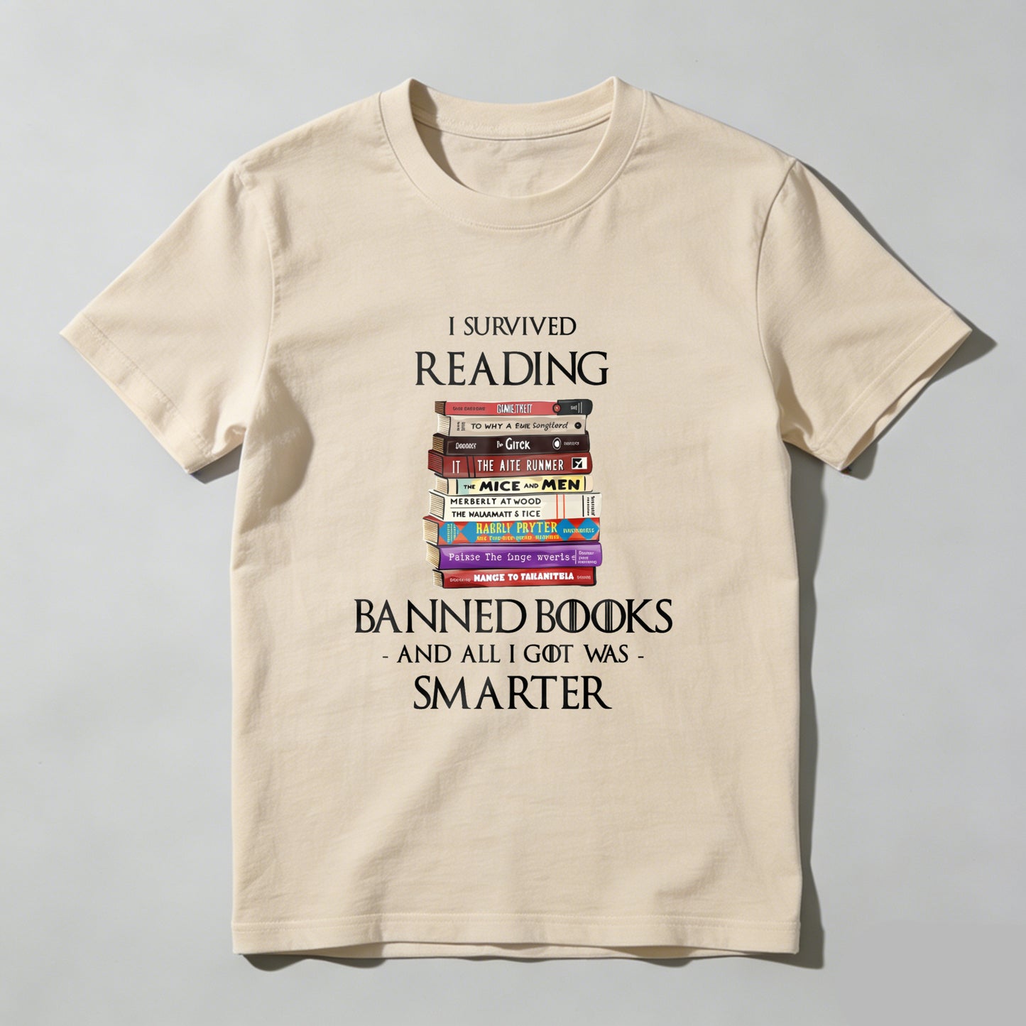 Wardrobecart I Survived Reading Banned Books And All I Got Was Smarter Unisex Classic T-shirt