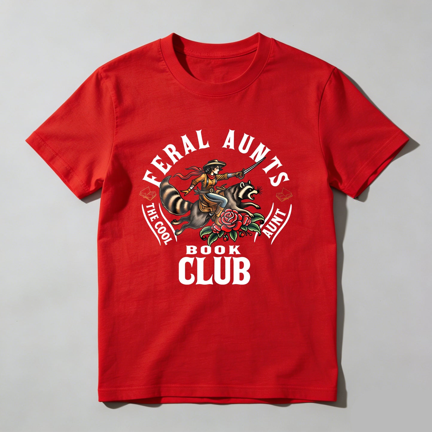 Wardrobecart Feral Aunts Book Club The Cool Aunt Unisex Classic T-shirt