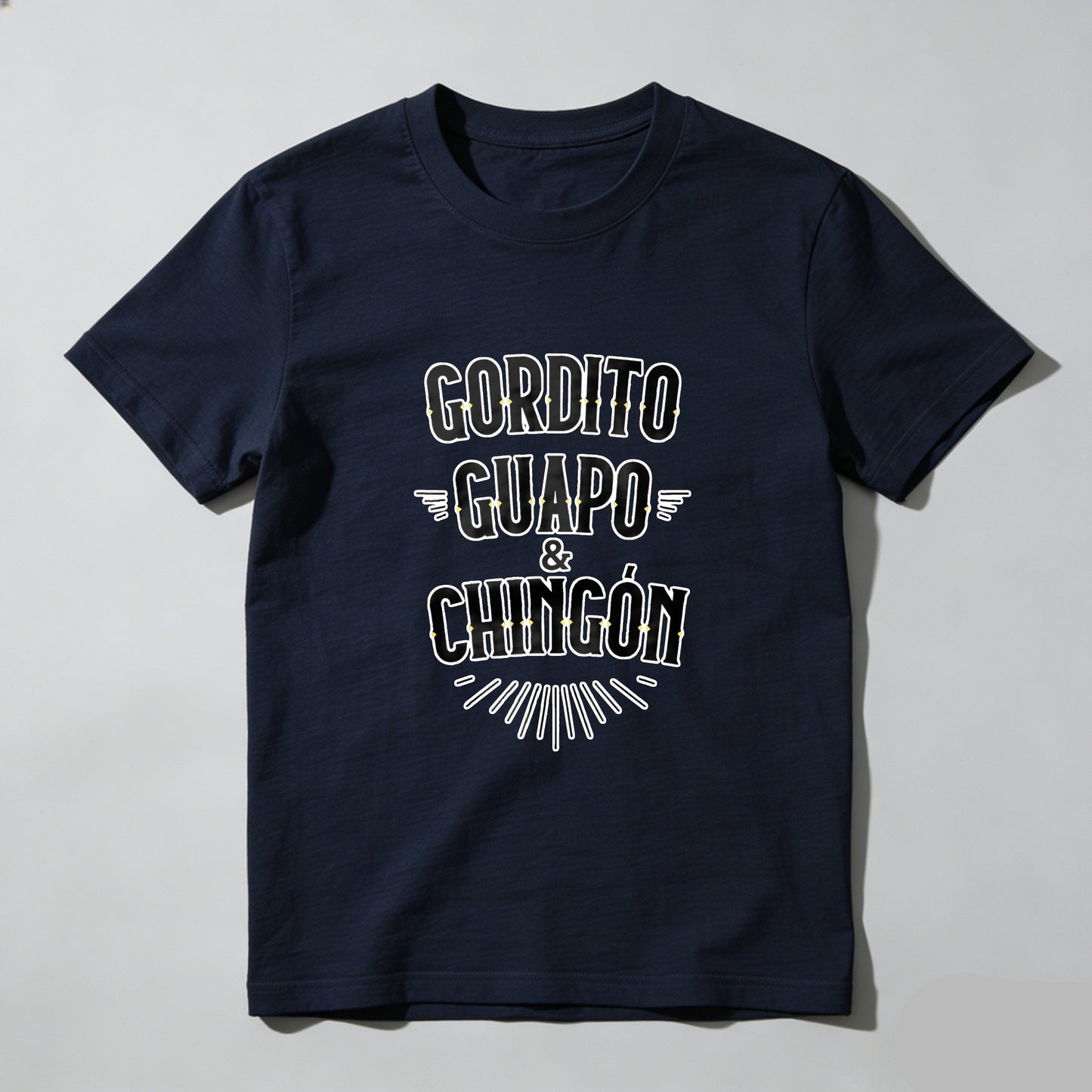 Chubby, Handsome, and Badass tshirt 100% cotton