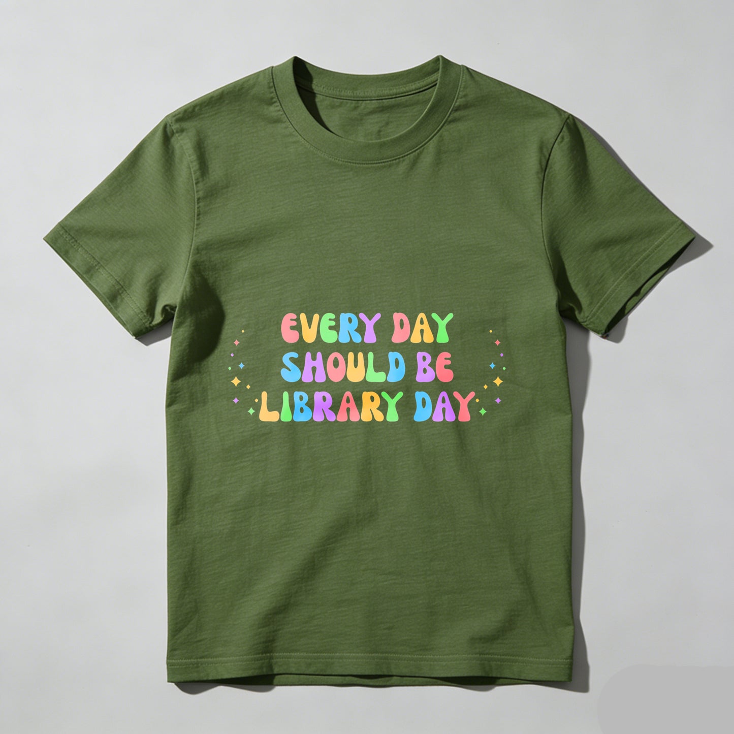 Wardrobecart Every Day Should Be Library Day Unisex Classic T-shirt