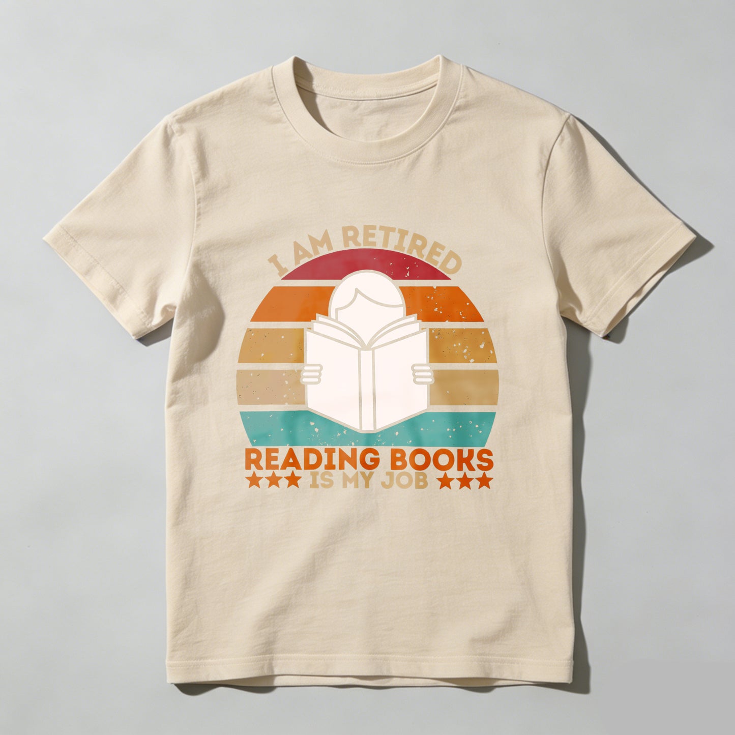 Wardrobecart I Am Retired Reading Books Is My Job Unisex Classic T-shirt