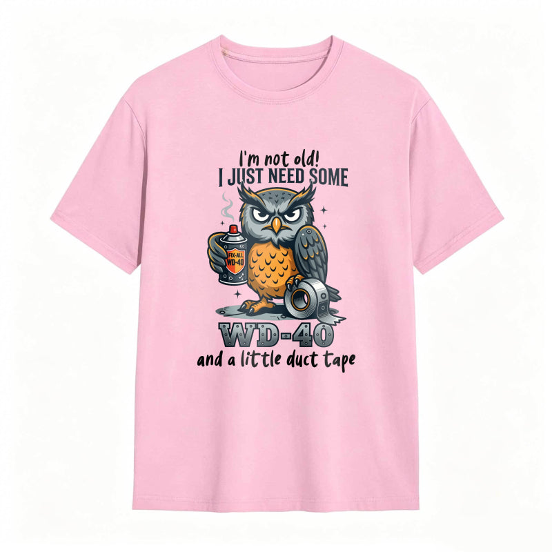 Owl With Wd 40 And Duct Tape Humor Unisex Classic T-shirt