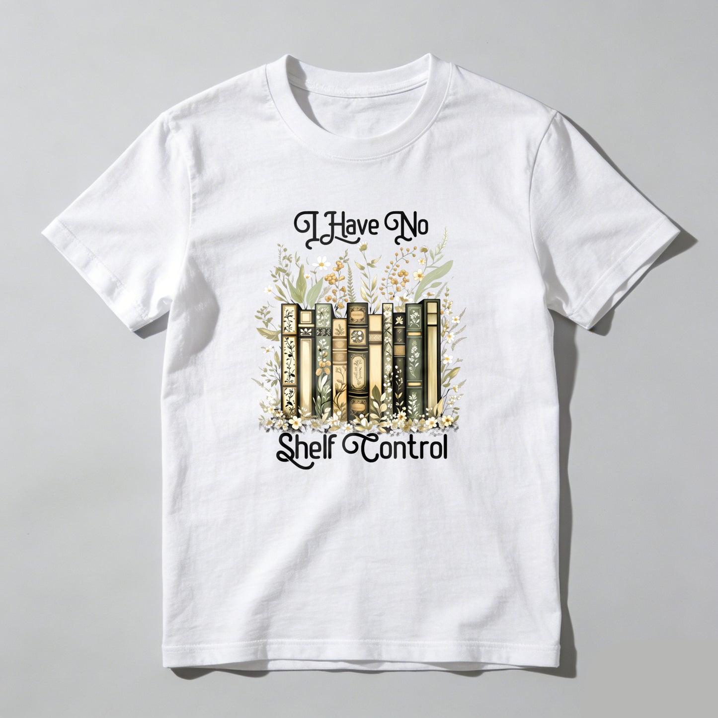 Wardrobecart Books Flowers Leaves Nature Garden Reading Magic Control Unisex Classic T-shirt