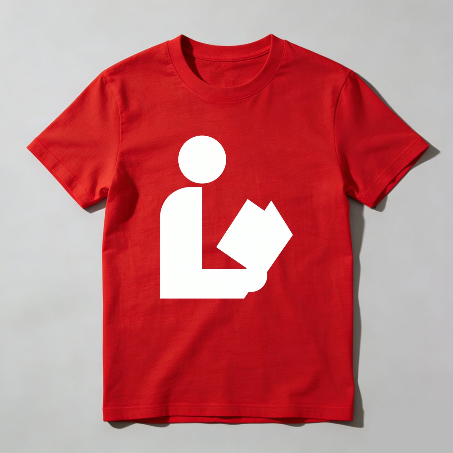 Wardrobecart Person Holding Book Symbol Unisex Classic T-shirt