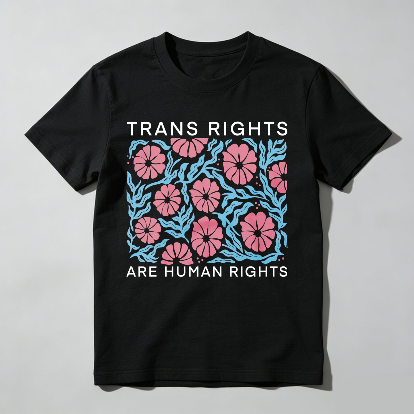 Wardrobecart Trans Rights Are Human Rights Unisex Classic T-shirt