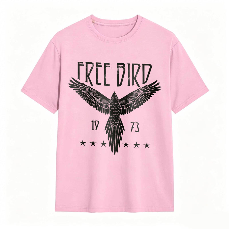 Free Bird Eagle 1973 Stars Design Unisex Classic T-shirt