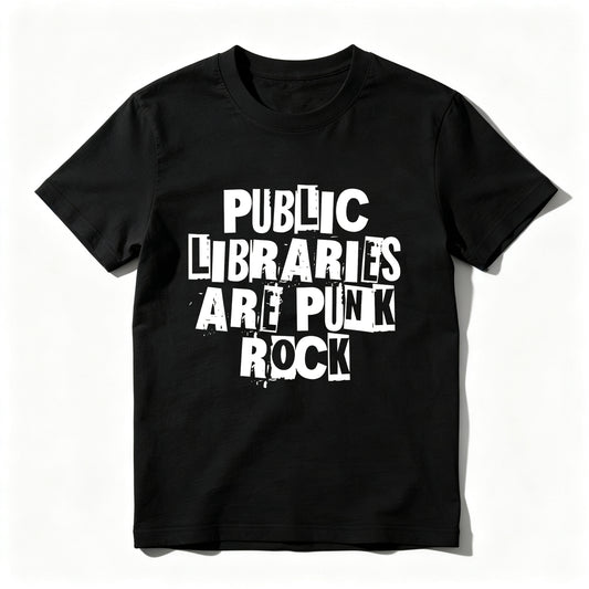 Wardrobecart Public Libraries Are Punk Rock Unisex Classic T-shirt