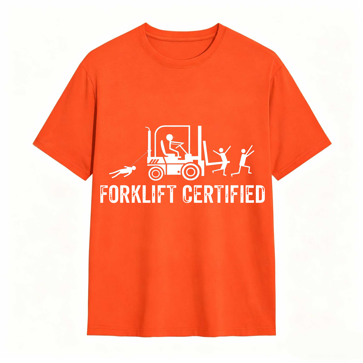 Forklift Certified Shirt, Funny Certified Forklift Operator T-Shirt Graphic tees